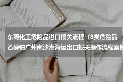 东莞化工危险品进口报关流程（8类危险品乙醇钠广州南沙港海运出口报关操作流程案例）