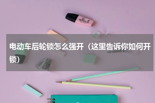 电动车后轮锁怎么强开（这里告诉你如何开锁）