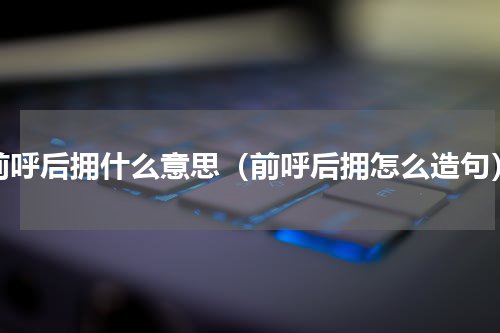 前呼后拥什么意思（前呼后拥怎么造句）