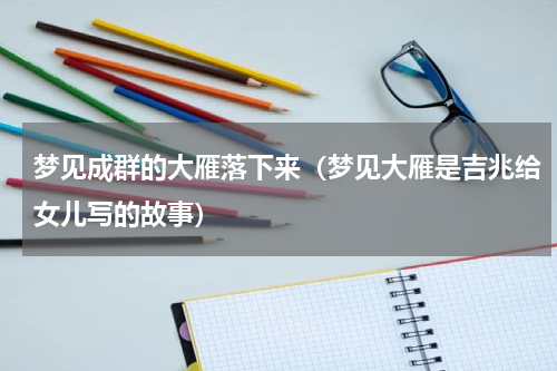 梦见成群的大雁落下来（梦见大雁是吉兆给女儿写的故事）