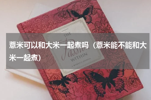 薏米可以和大米一起煮吗（薏米能不能和大米一起煮）