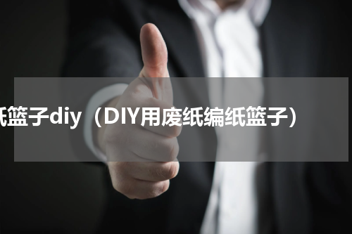 纸篮子diy（DIY用废纸编纸篮子）