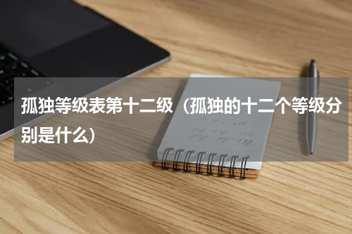 孤独等级表第十二级（孤独的十二个等级分别是什么）