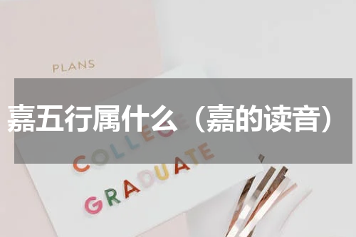 嘉五行属什么（嘉的读音）