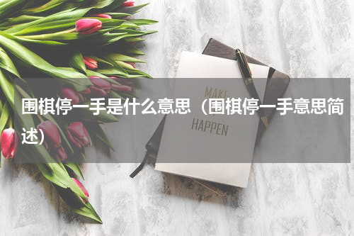 围棋停一手是什么意思（围棋停一手意思简述）