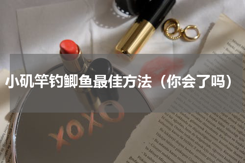 小矶竿钓鲫鱼最佳方法（你会了吗）