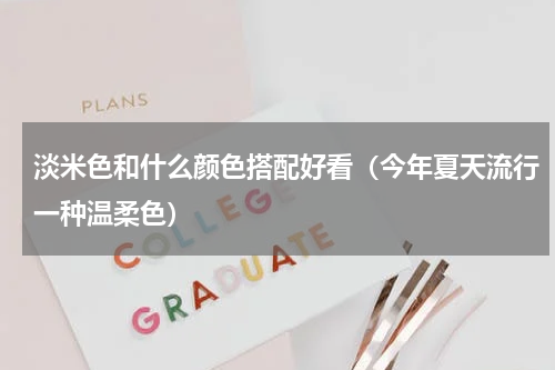 淡米色和什么颜色搭配好看（今年夏天流行一种温柔色）
