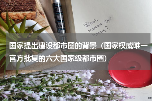 国家提出建设都市圈的背景（国家权威唯一官方批复的六大国家级都市圈）
