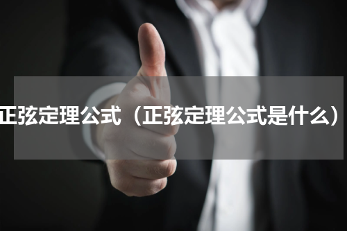 正弦定理公式（正弦定理公式是什么）