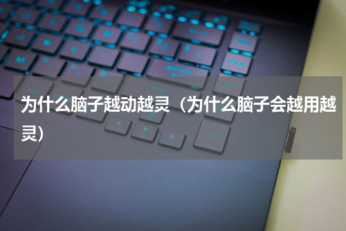 为什么脑子越动越灵（为什么脑子会越用越灵）
