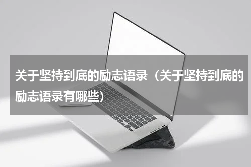 关于坚持到底的励志语录（关于坚持到底的励志语录有哪些）