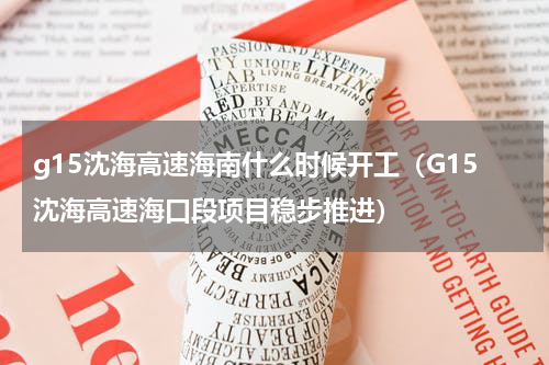 g15沈海高速海南什么时候开工（G15沈海高速海口段项目稳步推进）