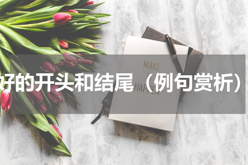 好的开头和结尾（例句赏析）