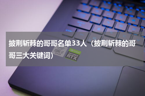 披荆斩棘的哥哥名单33人（披荆斩棘的哥哥三大关键词）