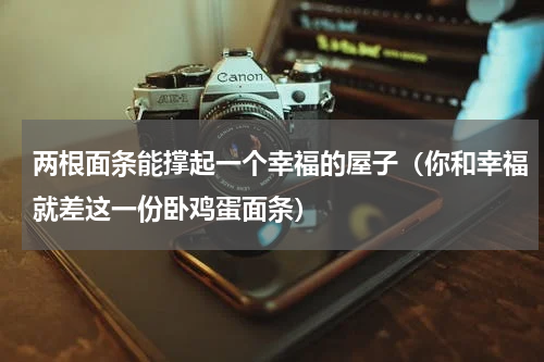 两根面条能撑起一个幸福的屋子（你和幸福就差这一份卧鸡蛋面条）