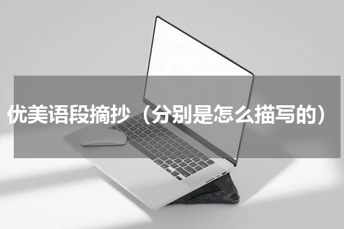 优美语段摘抄（分别是怎么描写的）