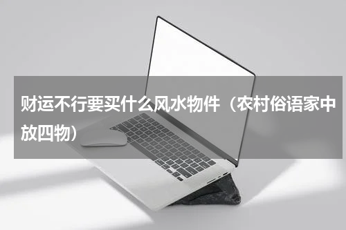 财运不行要买什么风水物件（农村俗语家中放四物）