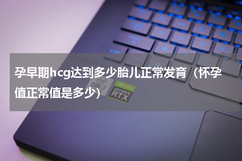 孕早期hcg达到多少胎儿正常发育（怀孕值正常值是多少）