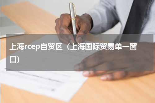 上海rcep自贸区（上海国际贸易单一窗口）