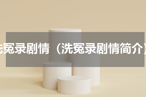 洗冤录剧情（洗冤录剧情简介）