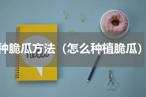 种脆瓜方法（怎么种植脆瓜）
