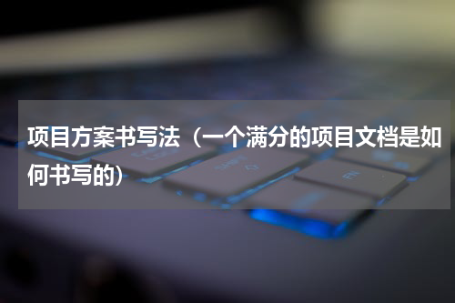 项目方案书写法（一个满分的项目文档是如何书写的）