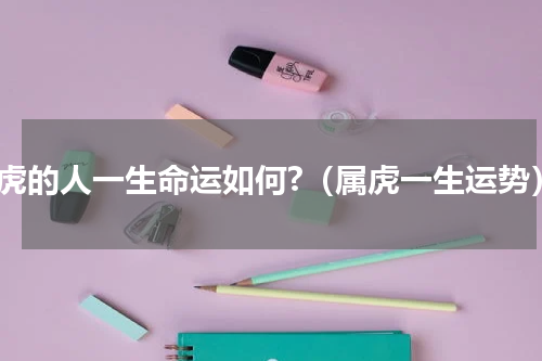 属虎的人一生命运如何?（属虎一生运势）