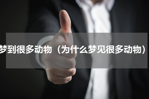 梦到很多动物（为什么梦见很多动物）