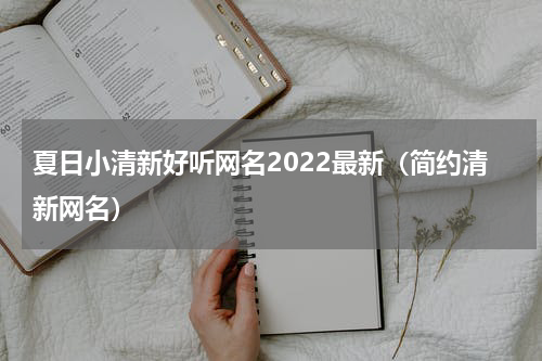 夏日小清新好听网名2022最新（简约清新网名）