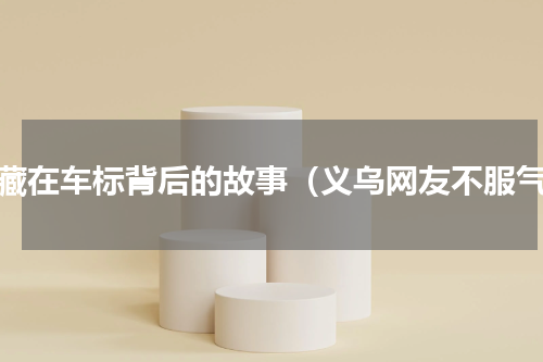 隐藏在车标背后的故事（义乌网友不服气）