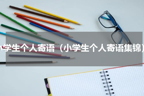 小学生个人寄语（小学生个人寄语集锦）