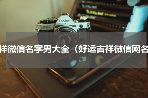吉祥微信名字男大全（好运吉祥微信网名）