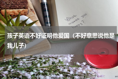 孩子英语不好证明他爱国（不好意思说他是我儿子）