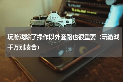 玩游戏除了操作以外套路也很重要（玩游戏千万别凑合）