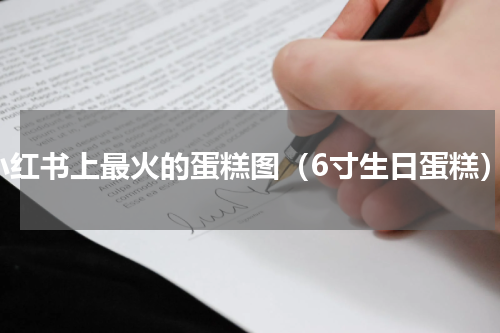 小红书上最火的蛋糕图（6寸生日蛋糕）