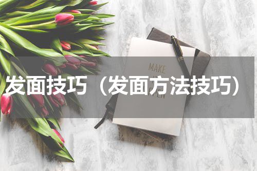 发面技巧（发面方法技巧）