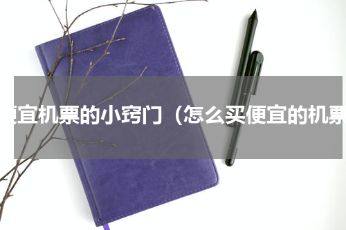 买便宜机票的小窍门（怎么买便宜的机票）