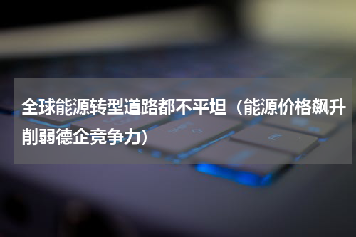 全球能源转型道路都不平坦（能源价格飙升削弱德企竞争力）