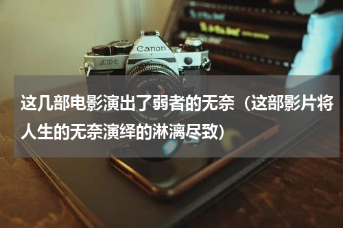 这几部电影演出了弱者的无奈（这部影片将人生的无奈演绎的淋漓尽致）