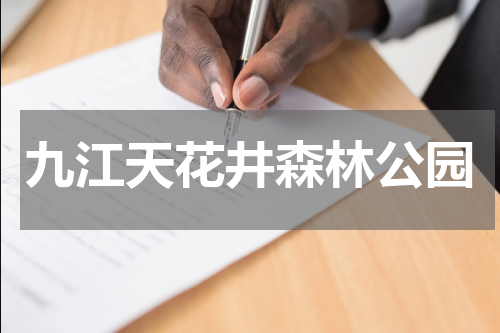 九江天花井森林公园