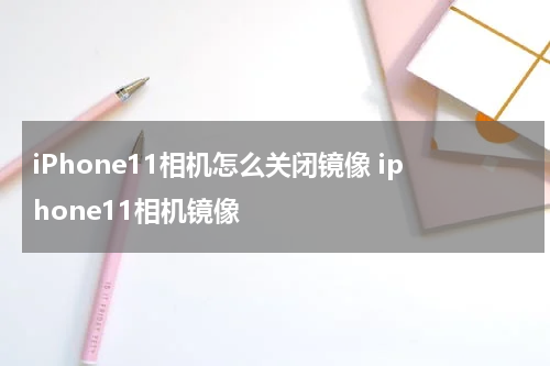 iPhone11相机怎么关闭镜像 iphone11相机镜像