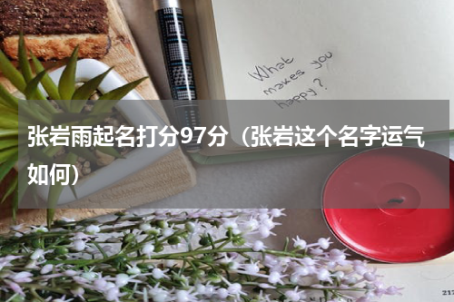 张岩雨起名打分97分（张岩这个名字运气如何）