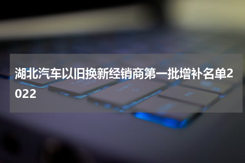湖北汽车以旧换新经销商第一批增补名单2022