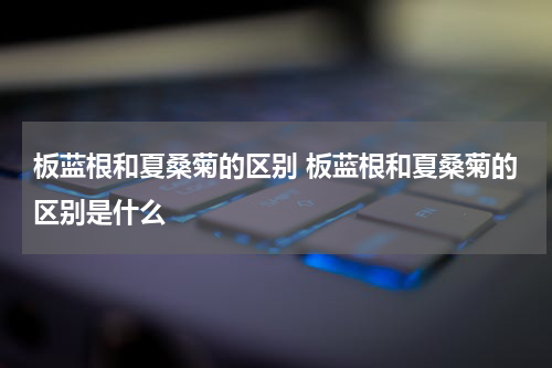 板蓝根和夏桑菊的区别 板蓝根和夏桑菊的区别是什么