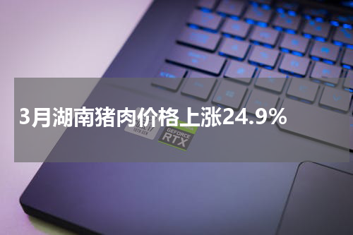 3月湖南猪肉价格上涨24.9%