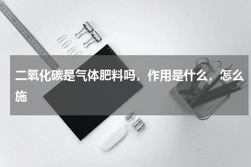 二氧化碳是气体肥料吗，作用是什么，怎么施