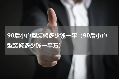 90后小户型装修多少钱一平（90后小户型装修多少钱一平方）