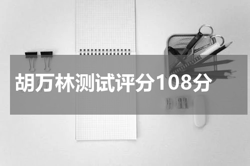 胡万林测试评分108分