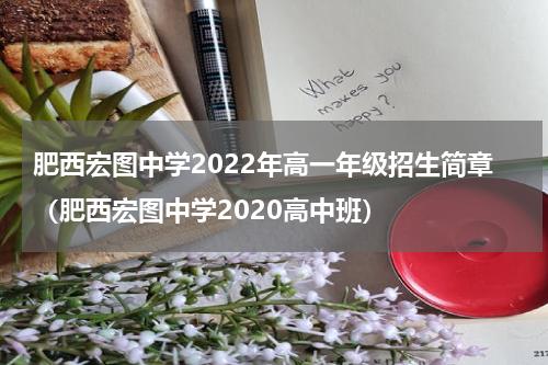 肥西宏图中学2022年高一年级招生简章（肥西宏图中学2020高中班）