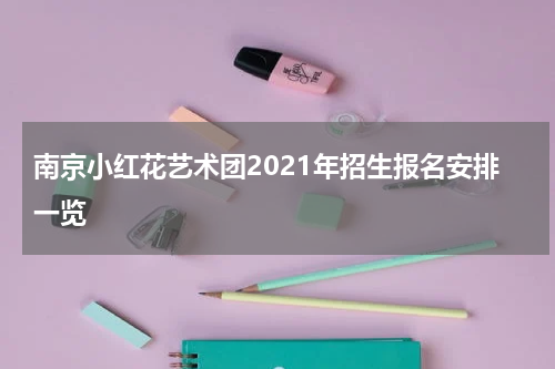 南京小红花艺术团2021年招生报名安排一览